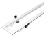 Imagine Rama montaj incastrat in rigips pentru corp de 36W - alba 1230x107
