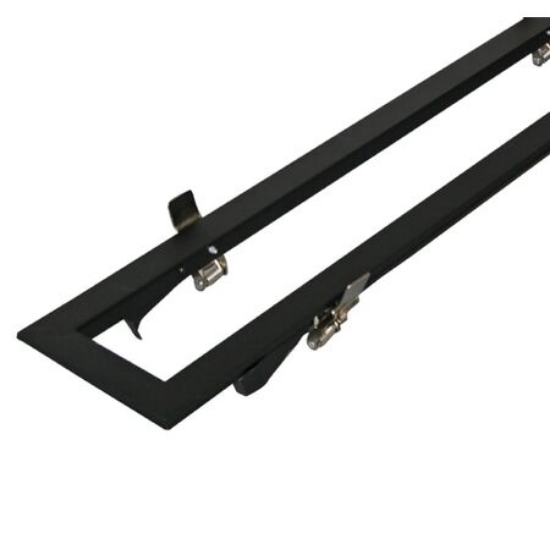 Imagine Rama montaj incastrat in rigips pentru corp de 50W - neagra 1530x107