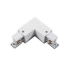 Imagine Cot 90° fix pentru sina 230V - alb