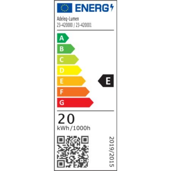 Imagine Spot cu LED 20w pentru sina 230V lumina calda 38o- negru