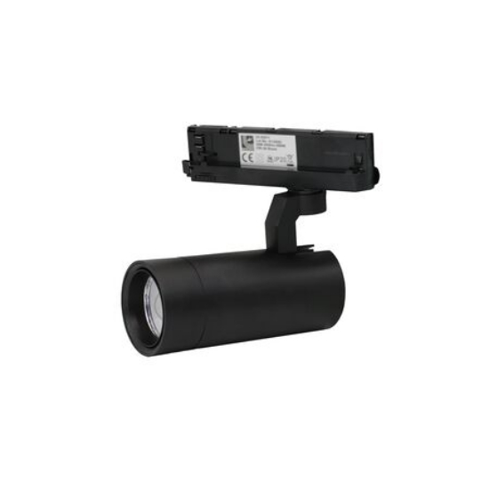 Imagine Spot cu LED 20w pentru sina 230V lumina alba 20o…60o- negru