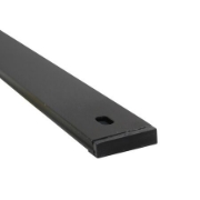 Imagine Sina din aluminiu aparenta - L:1m - neagra