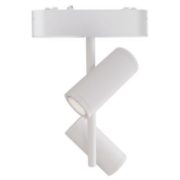 Imagine Spot dublu cu LED 2x8w pentru sina 40VDC lumina alba - alb
