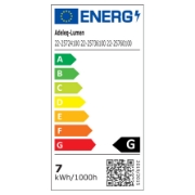 Imagine Corp suspendat cu LED 7w pentru sina 40VDC lumina alba - negru