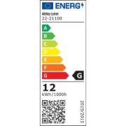 Imagine Corp cu LED 12w pentru sina 40VDC lumina calda - negru