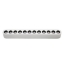 Imagine Corp (lentile la 36 grade) cu LED 12w pentru sina 40VDC lumina calda - alb