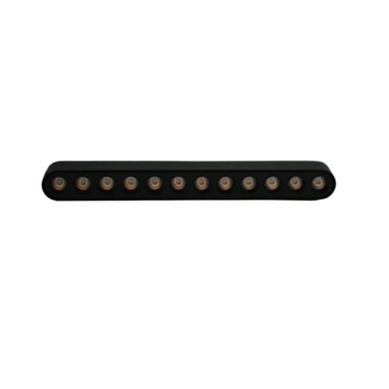 Imagine Corp (lentile la 36 grade) cu LED 12w pentru sina 40VDC lumina calda - negru