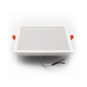 Imagine Corp patrat SLIM alb "ST" cu led 15W lumina calda D:142x142mm (sistem incorporat)