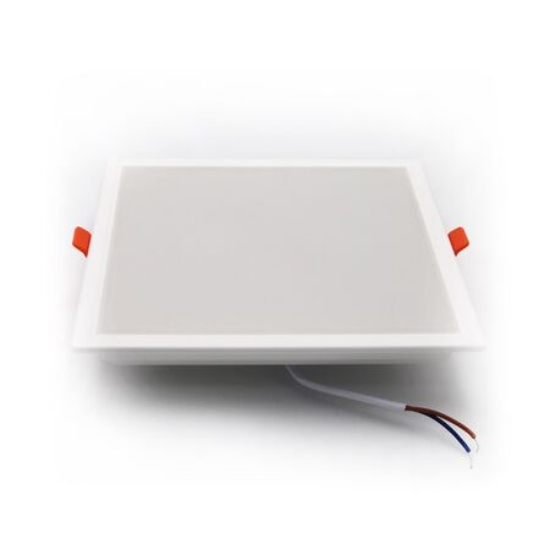 Imagine Corp patrat SLIM alb "ST" cu led 20W lumina alba D:168x168mm (sistem incorporat)