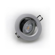 Imagine Spot reglabil cu LED 5W argintiu / lumina calda