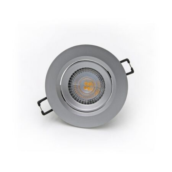 Imagine Spot reglabil cu LED 7W argintiu / lumina calda