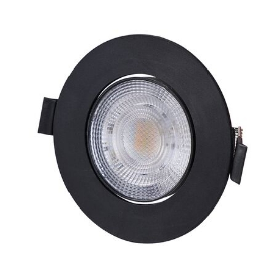 Imagine Spot LED rotund reglabil CCT 3W-5W-7W negru 230V 21-2719