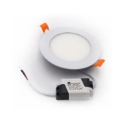 Imagine Corp rotund SLIM alb "ST" cu led 6W lumina alba D:120mm