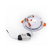 Imagine Corp rotund SLIM alb "ST" cu led 6W lumina alba D:120mm