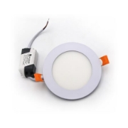 Imagine Corp rotund SLIM alb "ST" cu led 6W lumina alba D:120mm