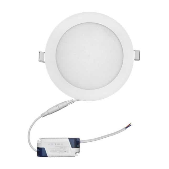 Imagine Corp rotund SLIM alb "ST" cu led 12W lumina rece D:170mm