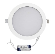 Imagine Corp rotund SLIM alb "ST" cu led 18W lumina calda D:220mm
