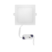 Imagine Corp patrat SLIM alb "ST" cu led 12W lumina alba D:170x170mm