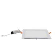 Imagine Corp patrat SLIM alb "ST" cu led 24W lumina rece D:225x225mm