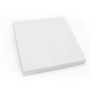 Imagine Plafoniera patrata din plastic alba cu led 24W lumina alba - IP20