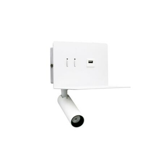 Imagine Aplica 3w & spot 3w & USB cu led lumina calda 230V - alb