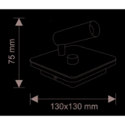 Imagine Aplica 3w & spot 6w cu led lumina calda 230V - alb