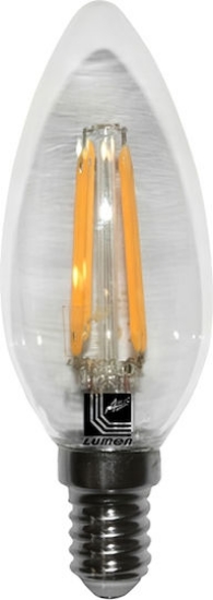Imagine BEC LED-COG 6W LUMANARE E14 230V LUMINA calda CLAR
