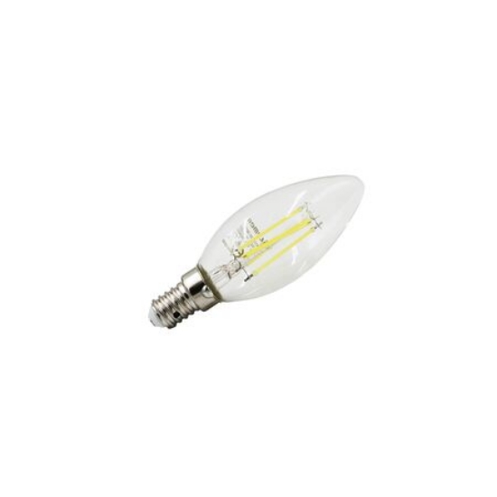 Imagine BEC LED-COG 6W LUMANARE E14 230V LUMINA rece CLAR