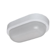 Imagine Aplica ovala alba cu led 8W lumina alba - IP54