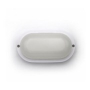 Imagine Aplica ovala alba cu led 12W lumina alba - IP54