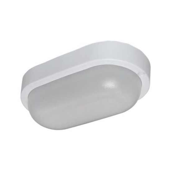 Imagine Aplica ovala alba cu led 12W lumina alba - IP54