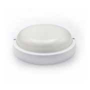 Imagine Plafoniera rotunda alba cu led 12W lumina alba - IP54