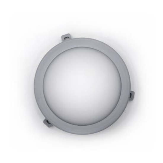 Imagine Corp-aplica rotunda gri cu led 6W lumina alba 230V - IP54