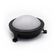 Imagine Corp-aplica rotunda negru cu led 6W lumina alba 230V - IP54