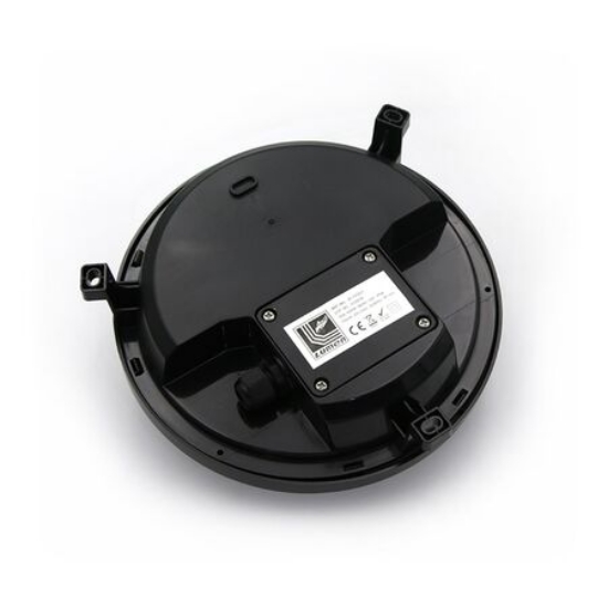 Imagine Corp-aplica rotunda negru cu led 12W lumina alba 230V - IP54