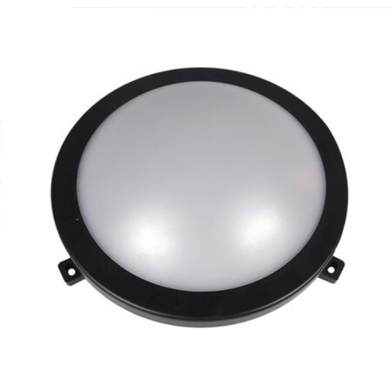 Imagine Corp-aplica rotunda negru cu led 12W lumina alba 230V - IP54